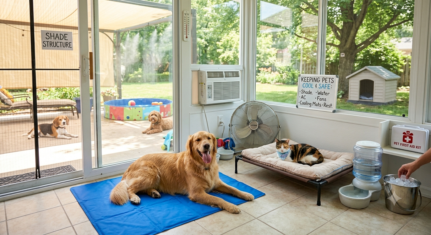 Keeping Your Pet Safe and Cool During Hot Summers