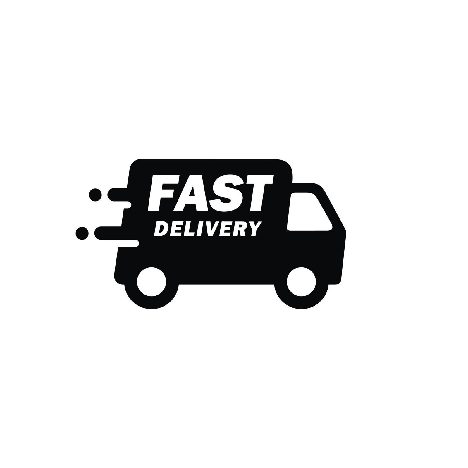 car delivery icon isolated on white background vector